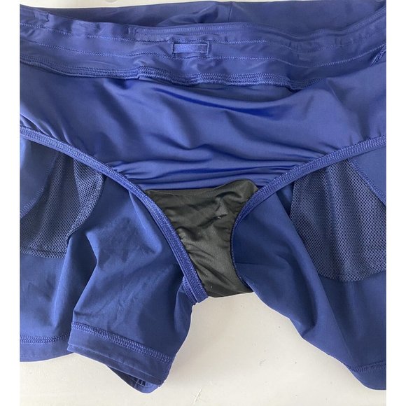 Lands End Womans Swim Shorts Size 18 Blue Pockets inside Liner 3.5" Inseam - Picture 7 of 9